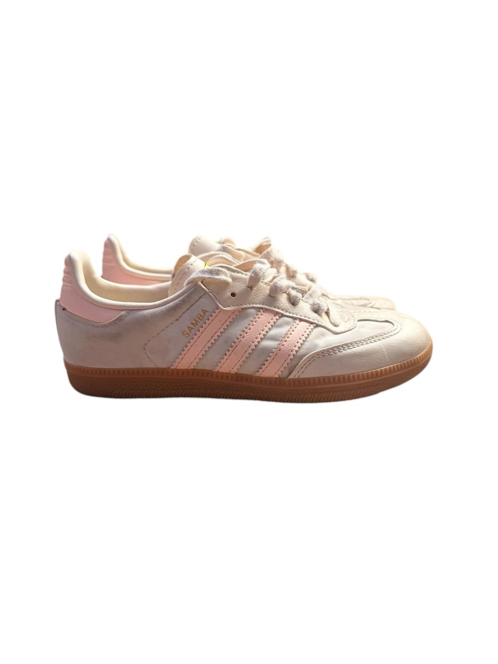 adidas Samba Women’s Sneakers in Pale Pink and Gum - Picture 5 of 6